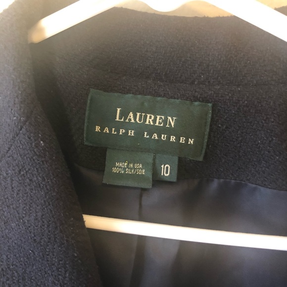 LRL Ralph Lauren Navy Jacket Size 10 - Picture 2 of 3